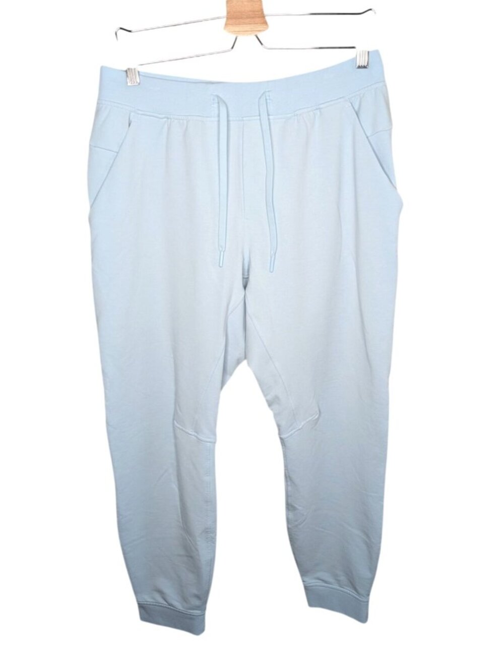 Lululemon Mens City Sweat Blue Jogger Sweatpants Drawstring Size L 29" inseam